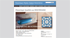 Desktop Screenshot of h-fliesen.de